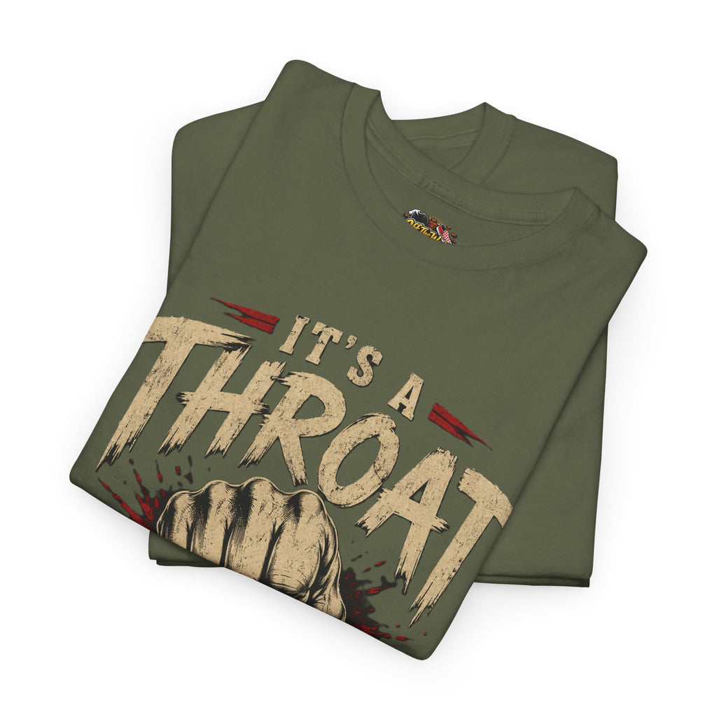 T-Shirt — "It's a Throat Punch Kinda Day" Graphic Tee