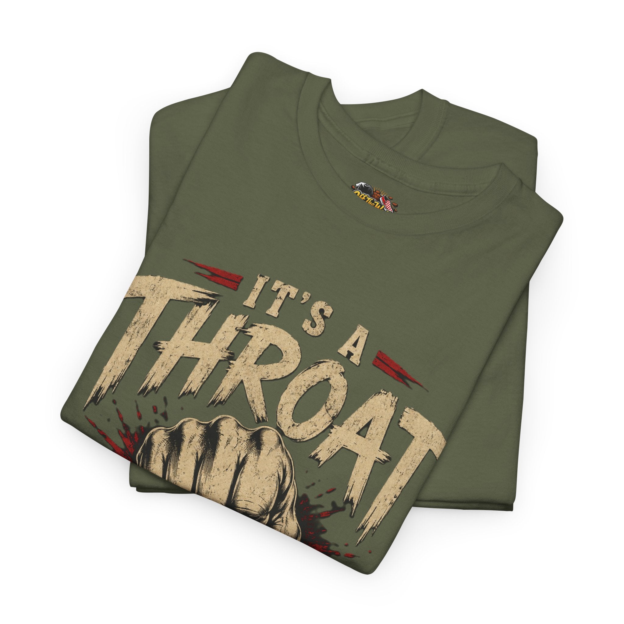 T-Shirt — "It's a Throat Punch Kinda Day" Graphic Tee