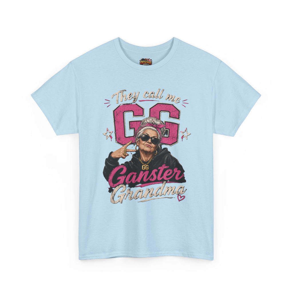 Gangster Grandma Tee — "They Call Me G.G." Funny Grandma Graphic T-Shirt