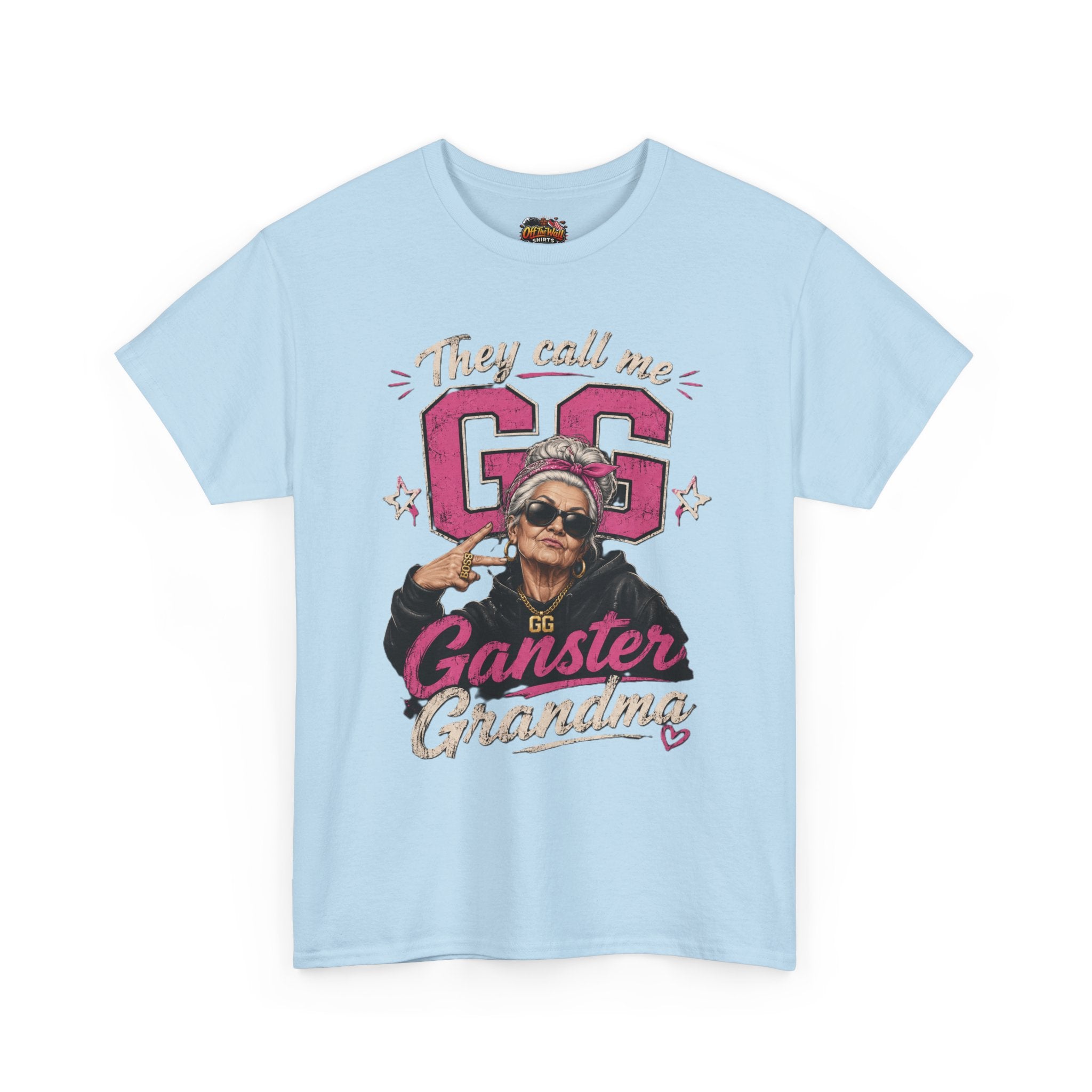 Gangster Grandma Tee — "They Call Me G.G." Funny Grandma Graphic T-Shirt