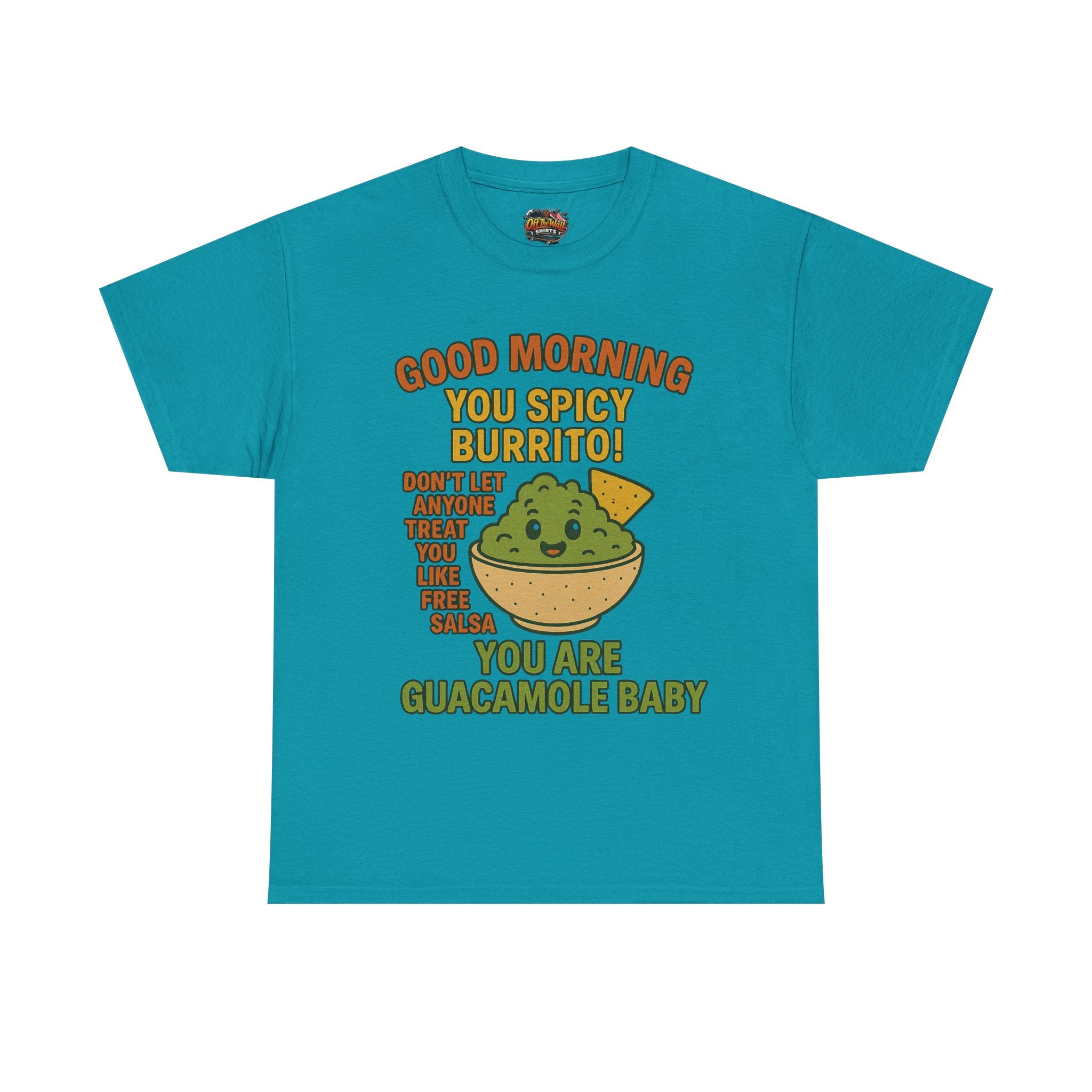 Funny Guacamole Tee, Spicy Burrito Shirt, Humor T-Shirt, Foodie Gift, Unique Cotton Tee, Casual Wear