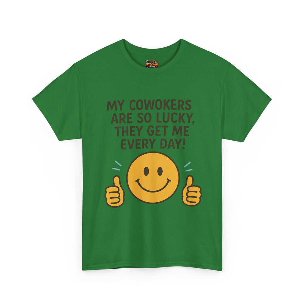 Funny Work Quote Unisex Heavy Cotton Tee, Office Humor Shirt, Coworker Gift, Sarcastic Tee, Work from Home Apparel