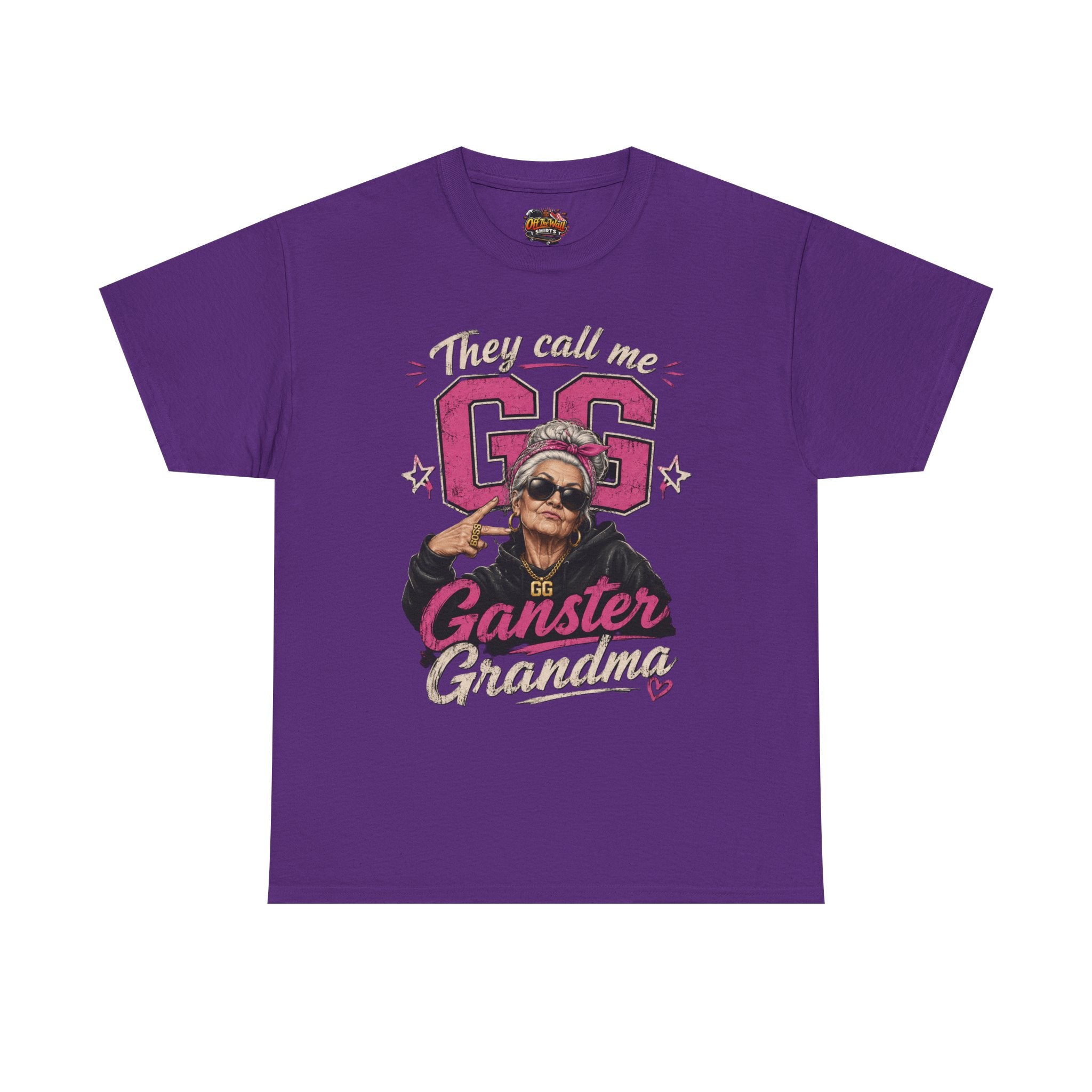 Gangster Grandma Tee — "They Call Me G.G." Funny Grandma Graphic T-Shirt