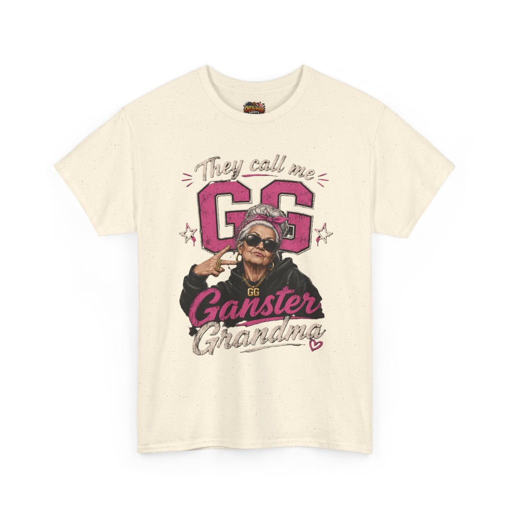 Gangster Grandma Tee — "They Call Me G.G." Funny Grandma Graphic T-Shirt