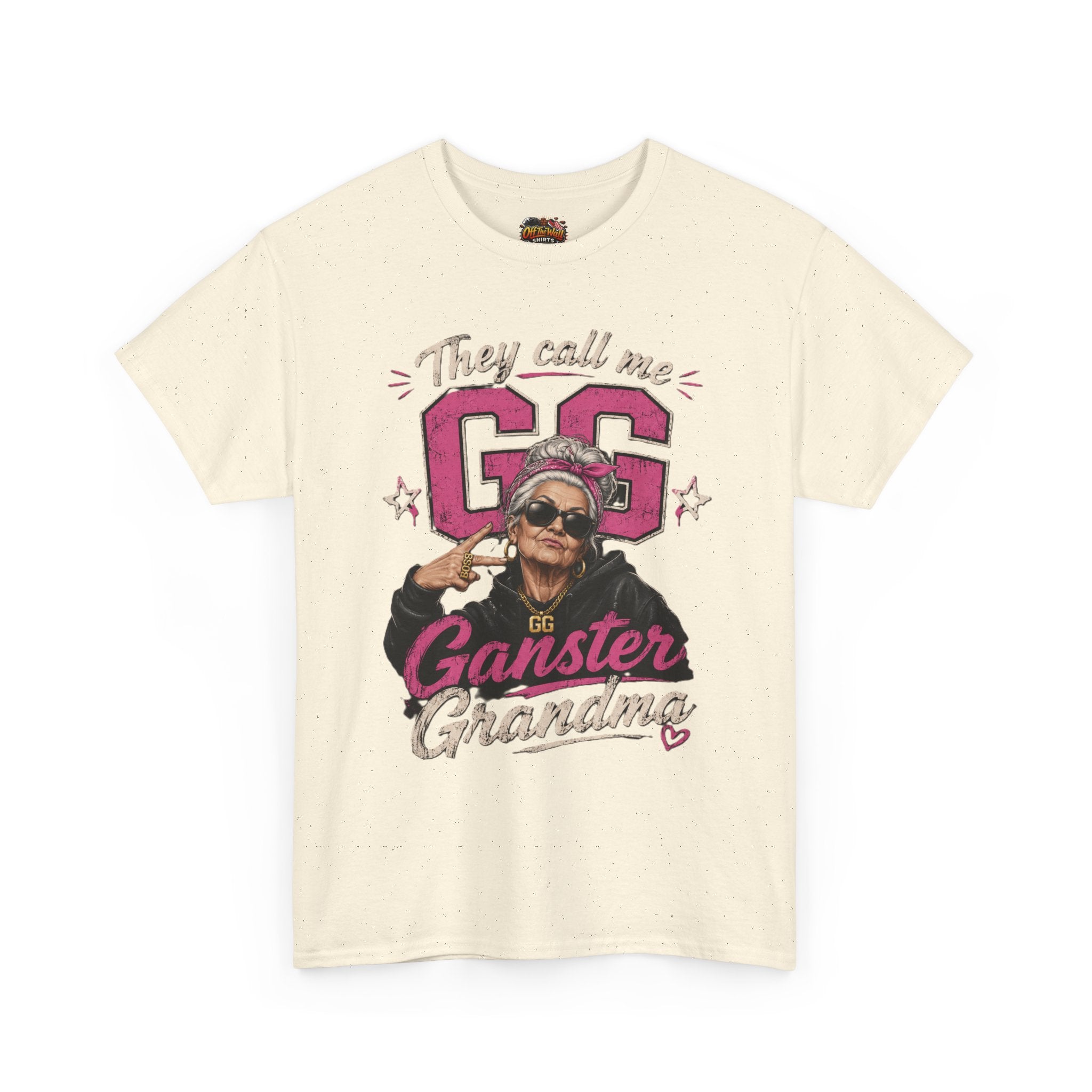 Gangster Grandma Tee — "They Call Me G.G." Funny Grandma Graphic T-Shirt