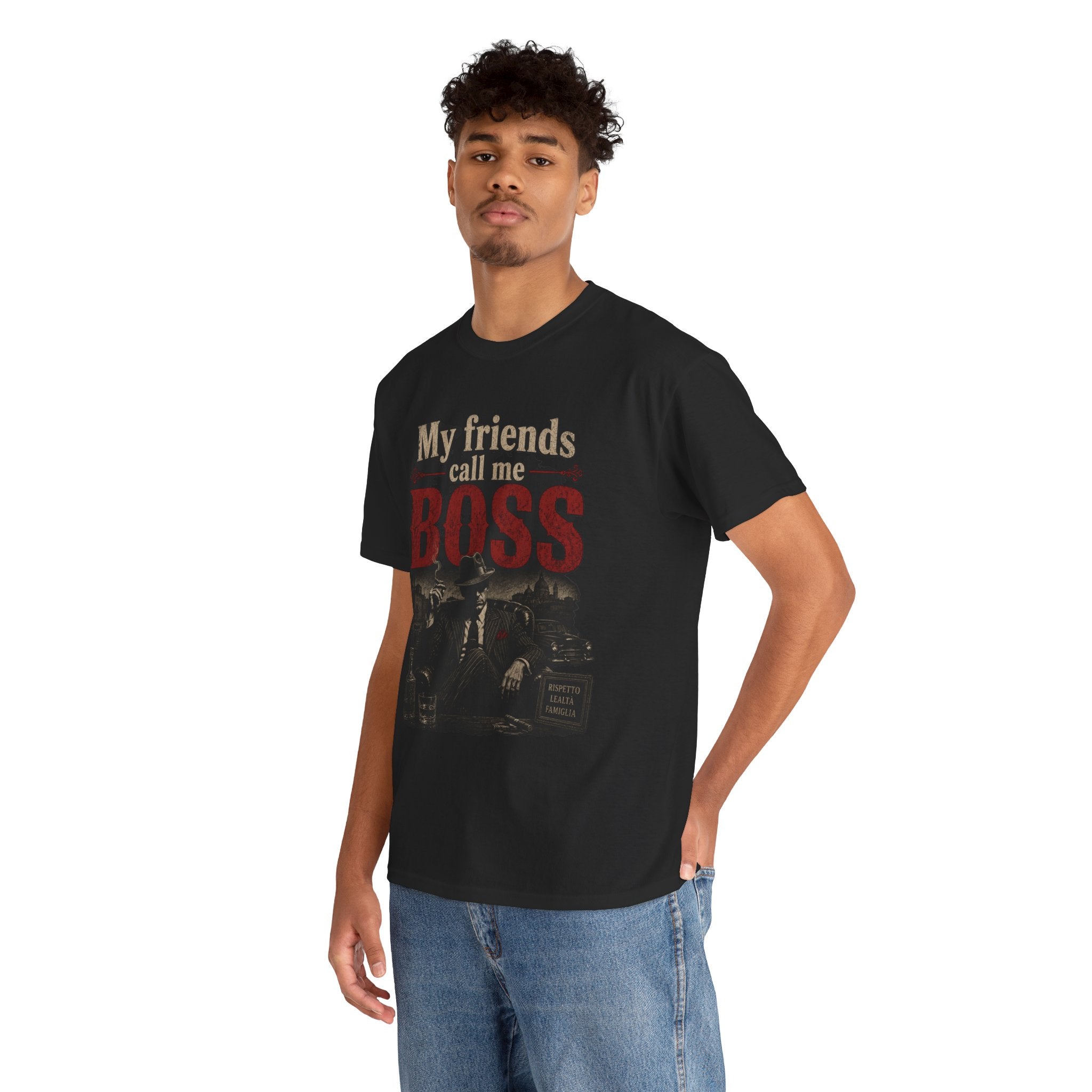 Boss Vintage Tee — "My Friends Call Me Boss" Graphic T-Shirt