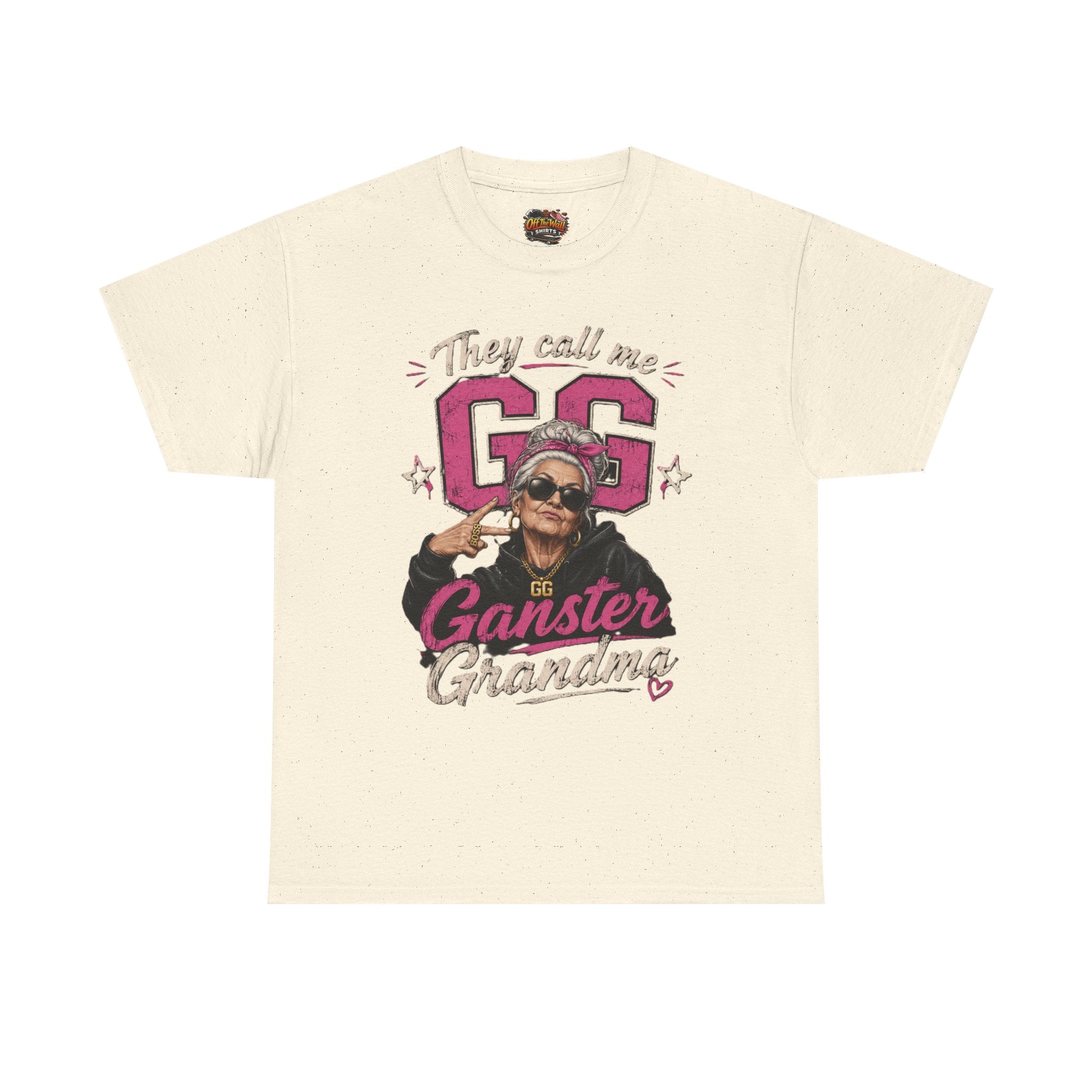 Gangster Grandma Tee — "They Call Me G.G." Funny Grandma Graphic T-Shirt
