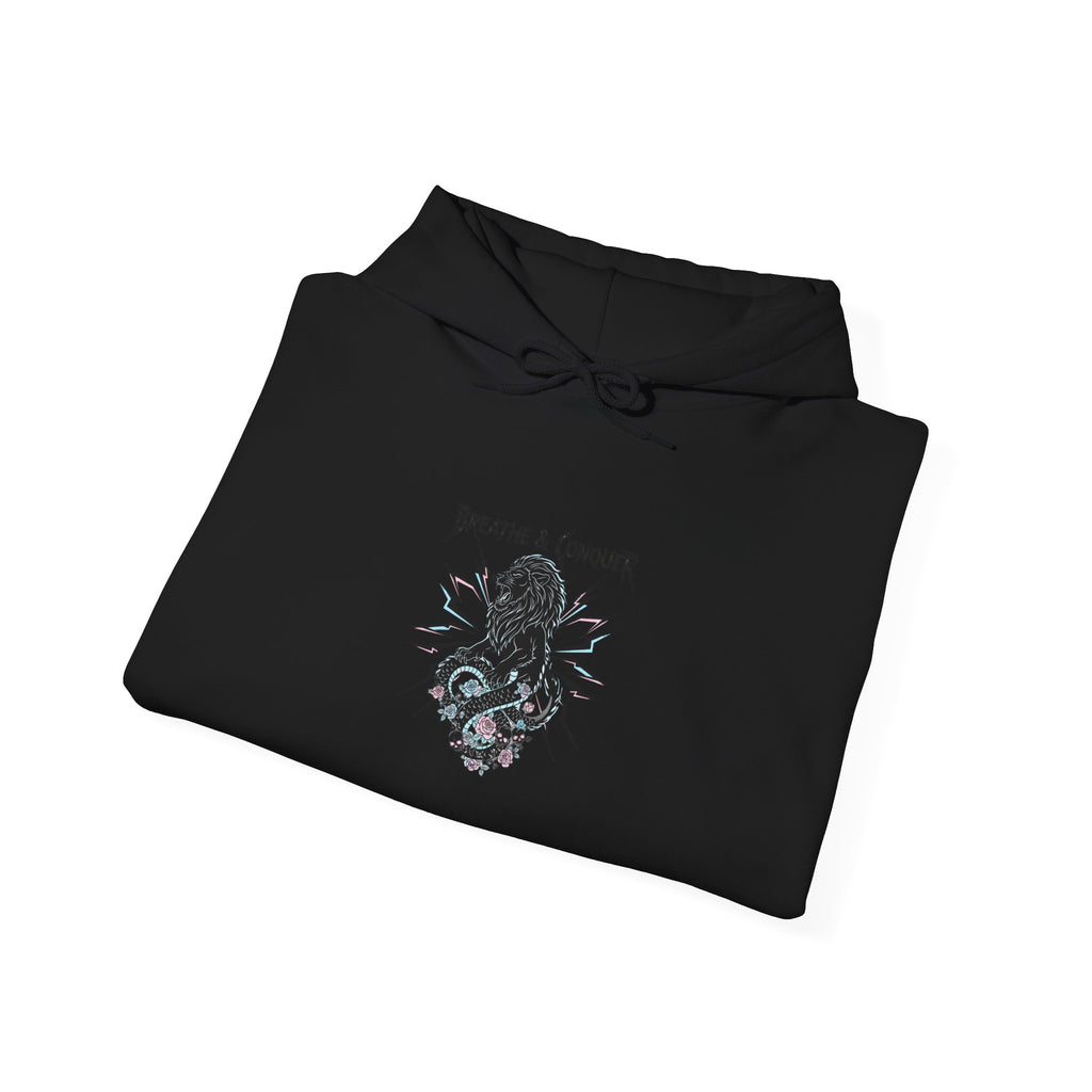 metal font self-care Hoodie | gothic wellness quote, edgy self-care merch