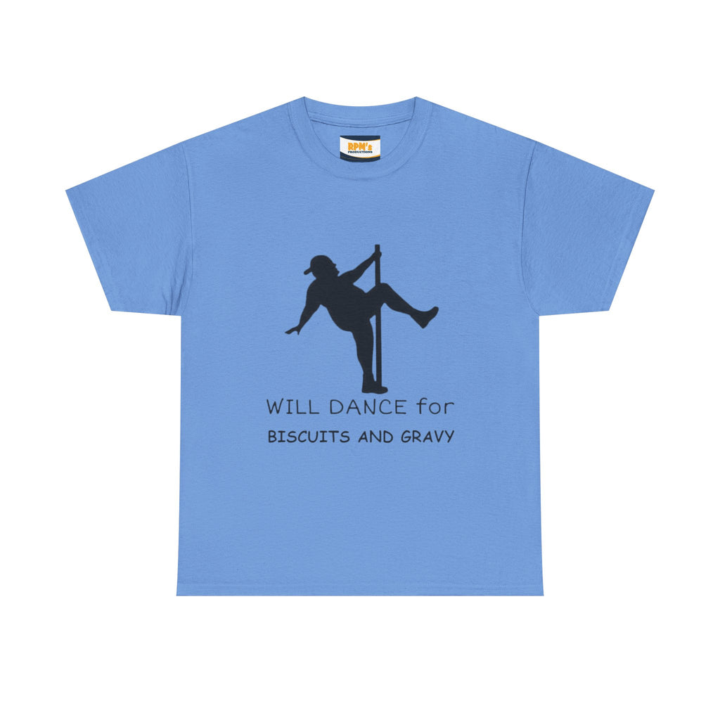 Whimsical Dance Tee - Unisex Heavy Cotton Tee, Great for Festivals, Gifts, Dance Events, Casual Wear, or Food Lovers