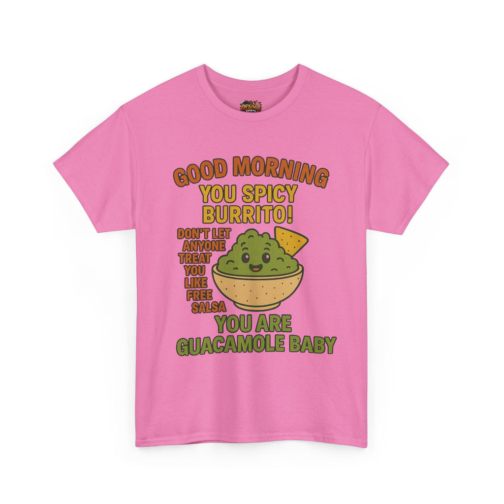 Funny Guacamole Tee, Spicy Burrito Shirt, Humor T-Shirt, Foodie Gift, Unique Cotton Tee, Casual Wear
