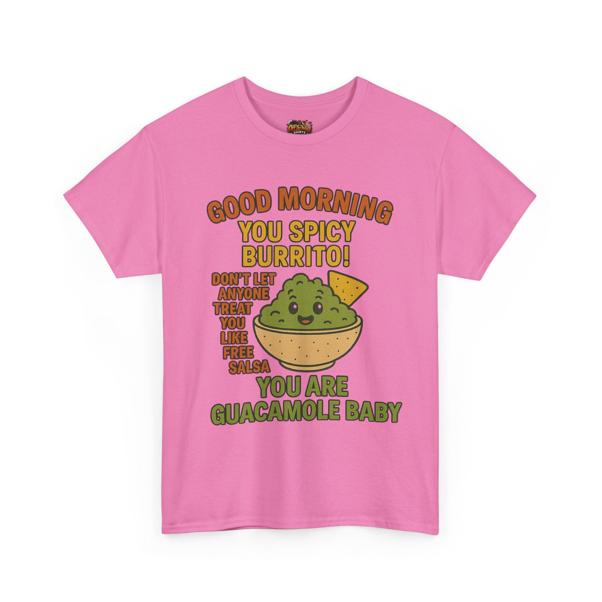 Funny Guacamole Tee, Spicy Burrito Shirt, Humor T-Shirt, Foodie Gift, Unique Cotton Tee, Casual Wear