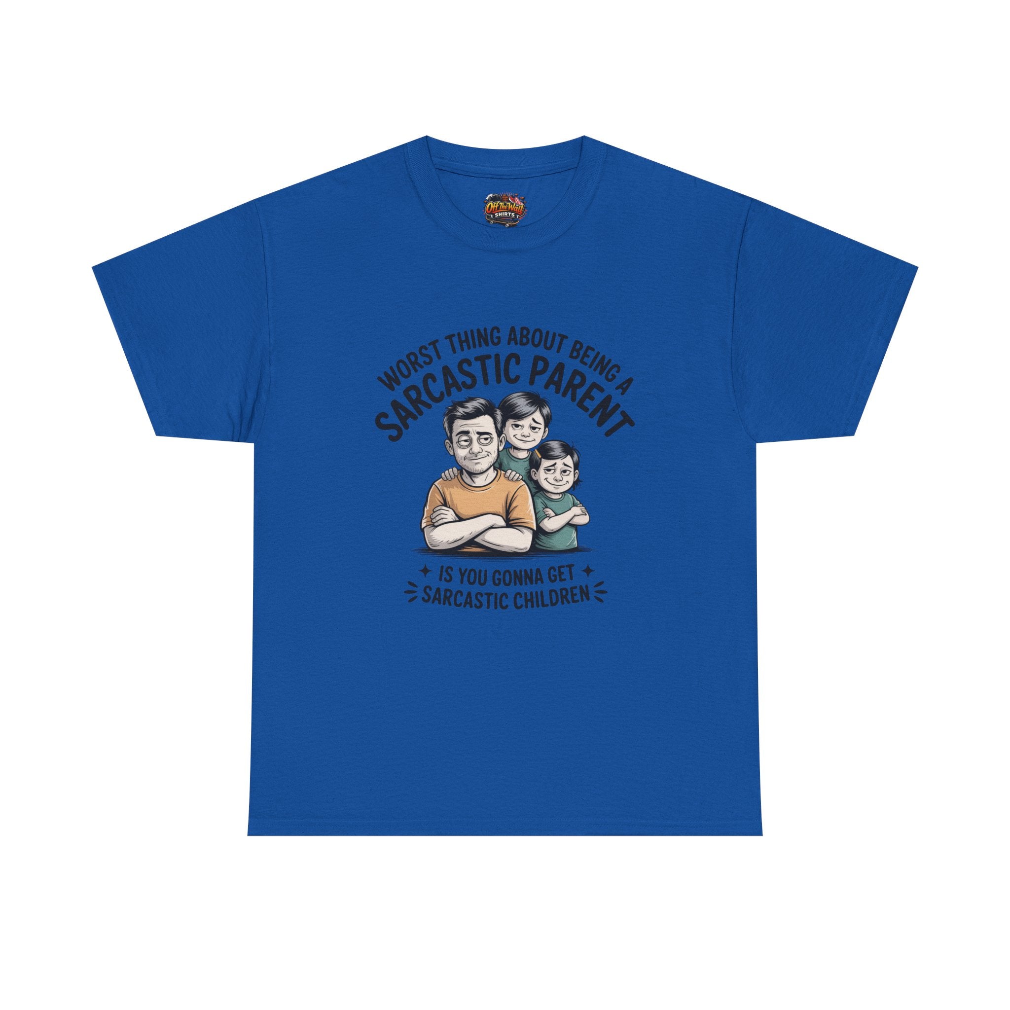 Sarcastic Parent Tee - Funny Unisex Heavy Cotton T-Shirt, Gift for Dad, Mom Humor Shirt, Family Fun Apparel, Casual Wear, Parenting Gift