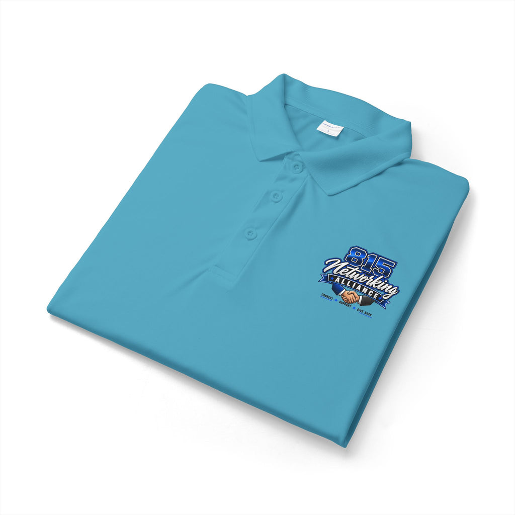 Emmett Wildcats Football Polo — White Performance Sport Shirt