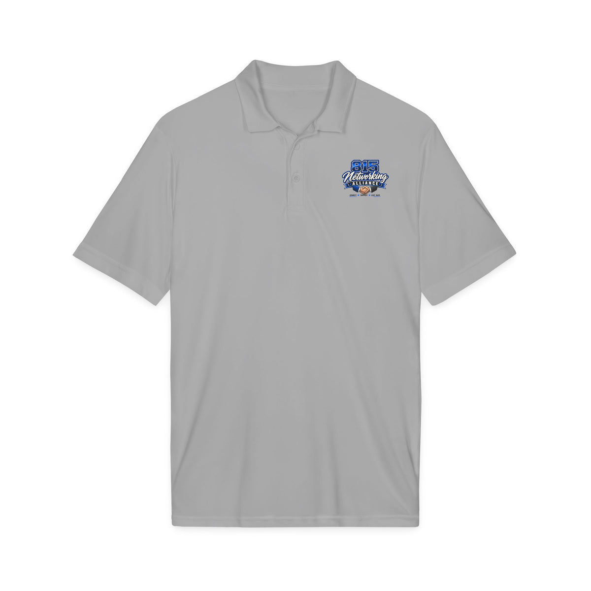 Emmett Wildcats Football Polo — White Performance Sport Shirt
