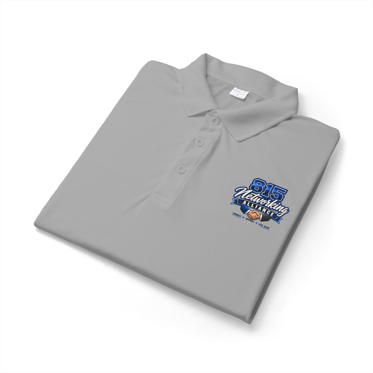 Emmett Wildcats Football Polo — White Performance Sport Shirt