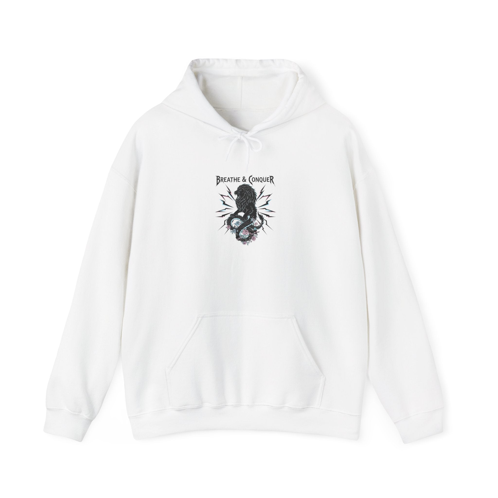 metal font self-care Hoodie | gothic wellness quote, edgy self-care merch