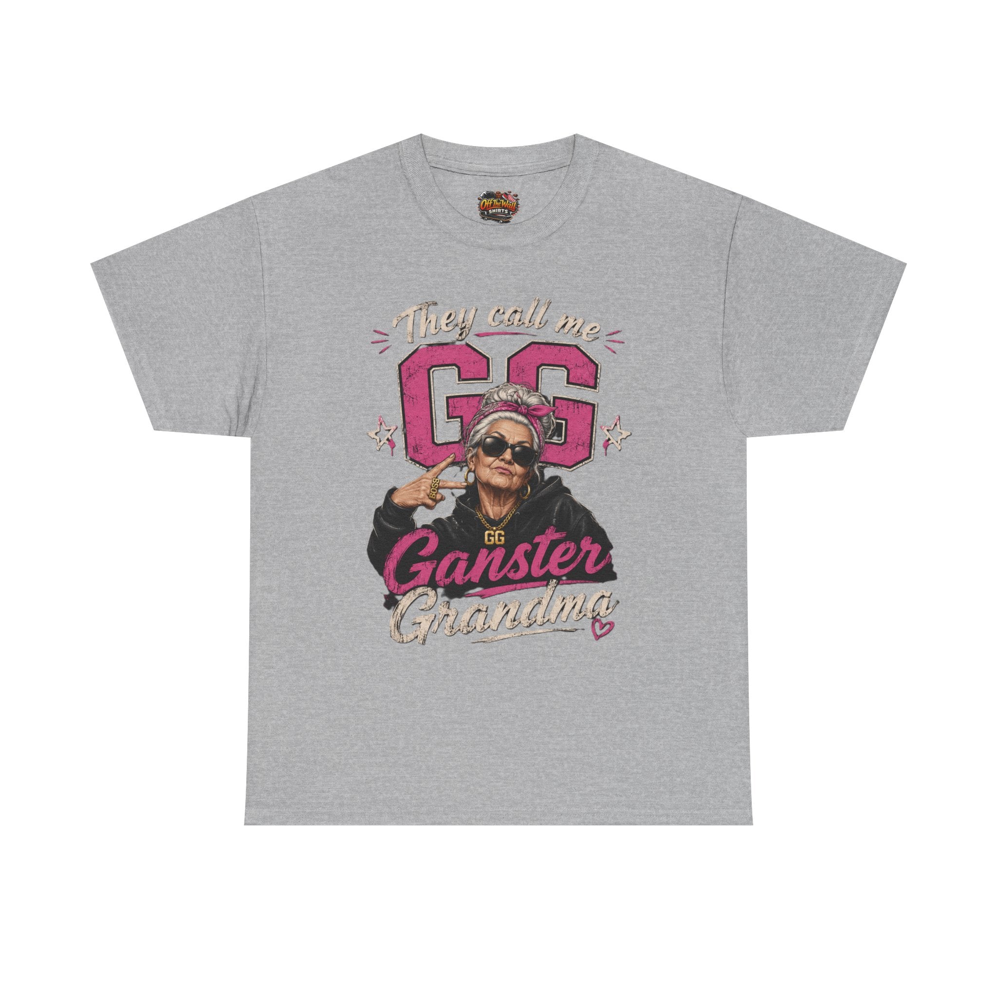 Gangster Grandma Tee — "They Call Me G.G." Funny Grandma Graphic T-Shirt
