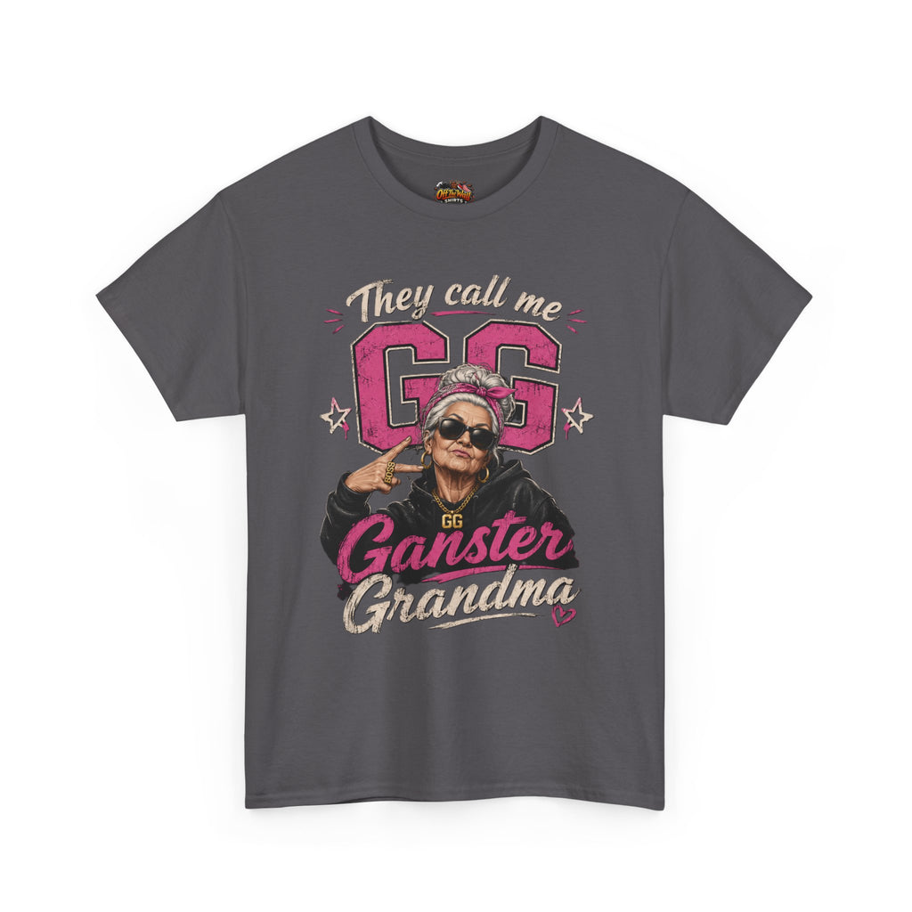 Gangster Grandma Tee — "They Call Me G.G." Funny Grandma Graphic T-Shirt
