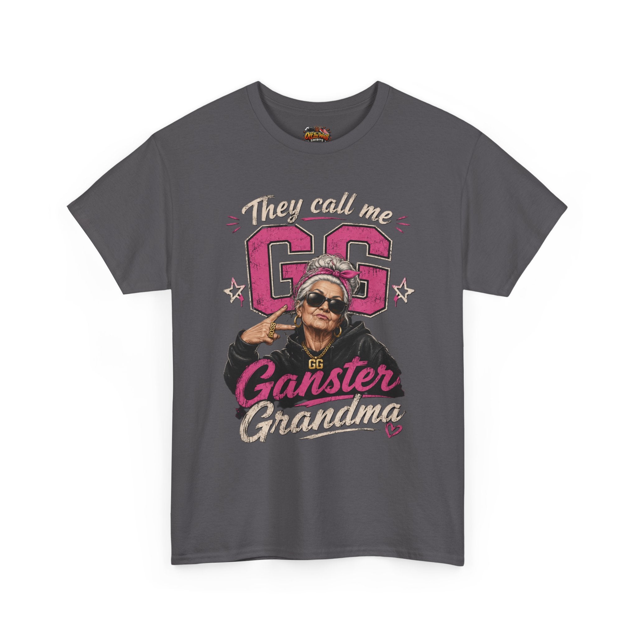 Gangster Grandma Tee — "They Call Me G.G." Funny Grandma Graphic T-Shirt