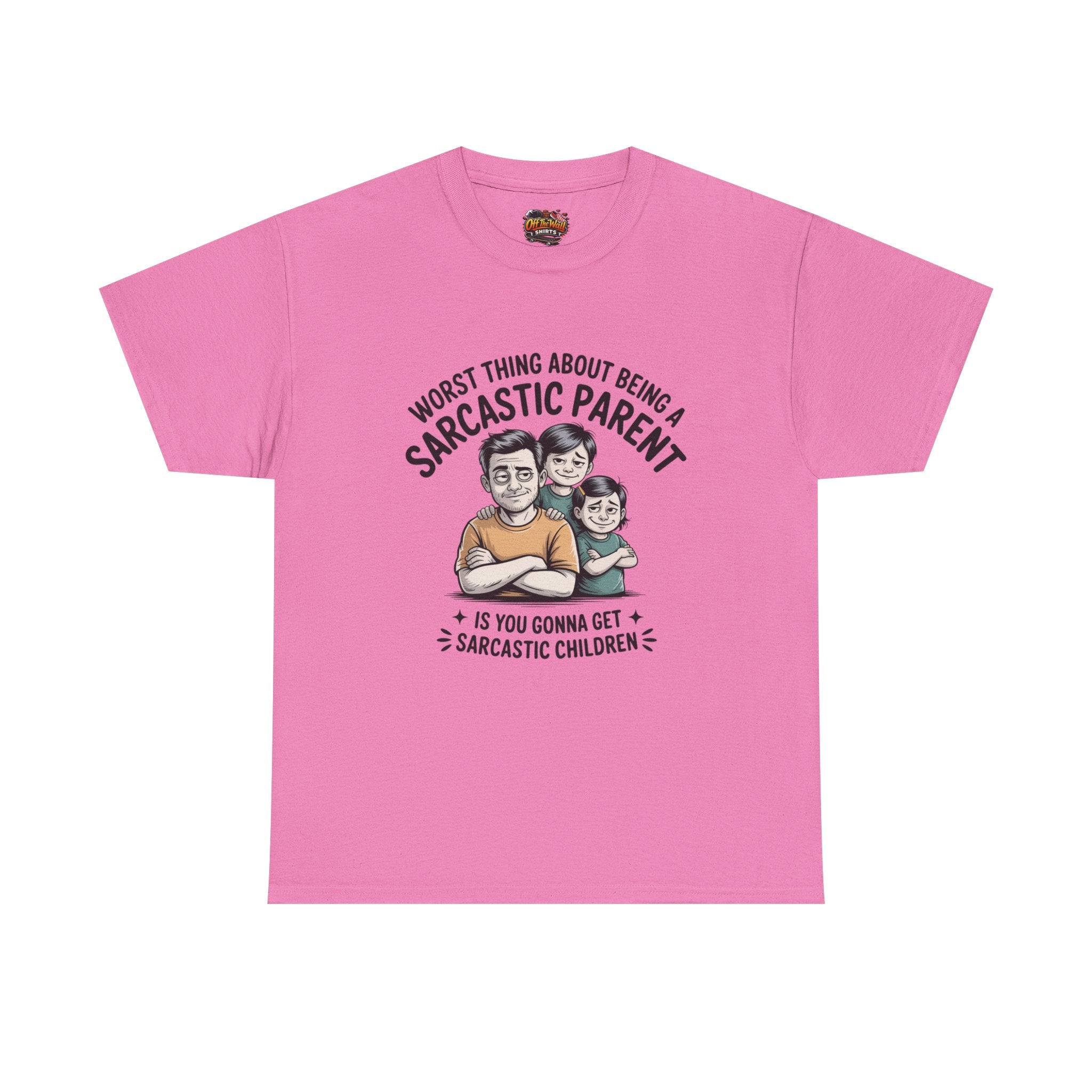 Sarcastic Parent Tee - Funny Unisex Heavy Cotton T-Shirt, Gift for Dad, Mom Humor Shirt, Family Fun Apparel, Casual Wear, Parenting Gift