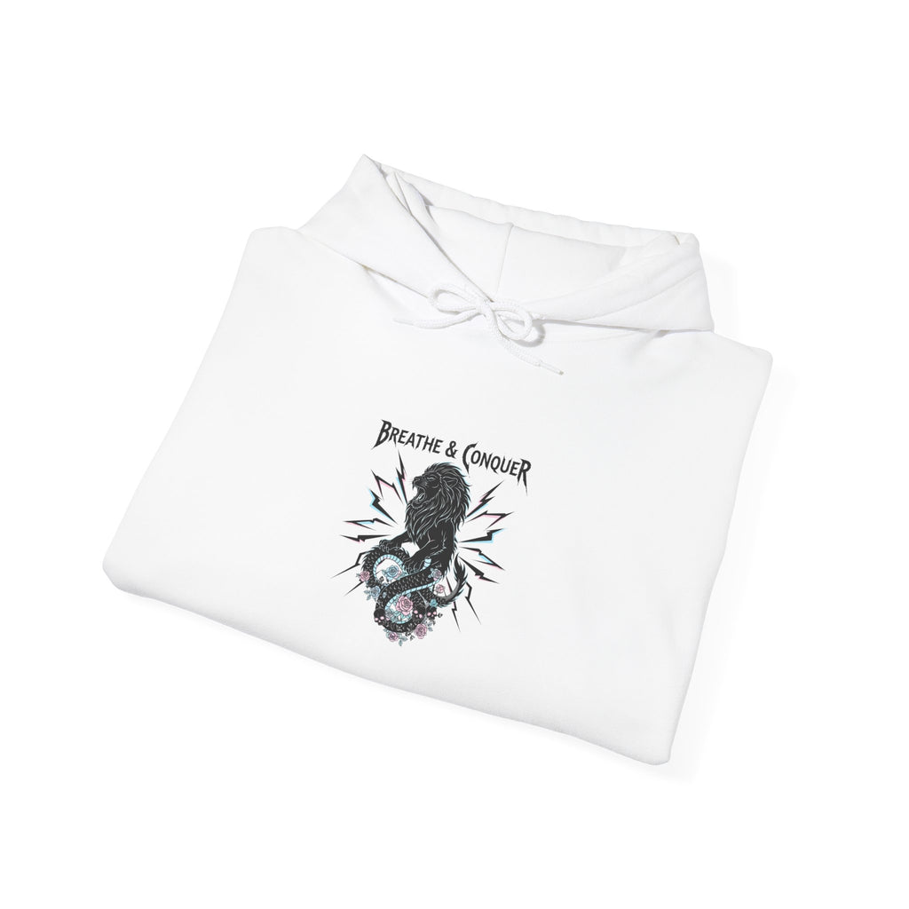 metal font self-care Hoodie | gothic wellness quote, edgy self-care merch