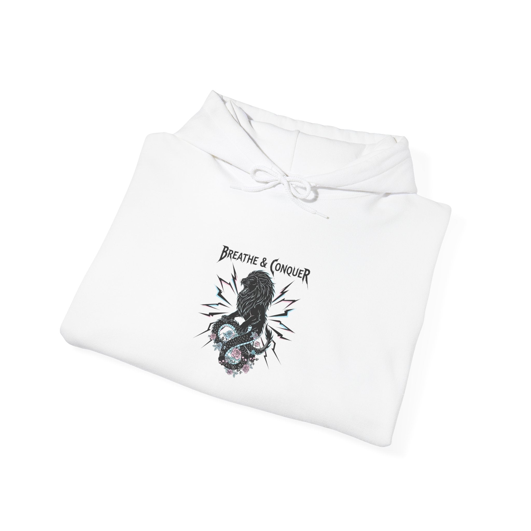 metal font self-care Hoodie | gothic wellness quote, edgy self-care merch