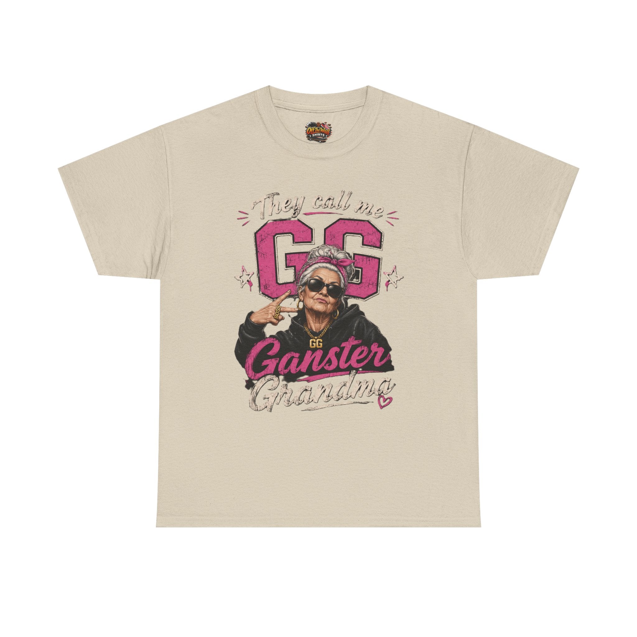 Gangster Grandma Tee — "They Call Me G.G." Funny Grandma Graphic T-Shirt