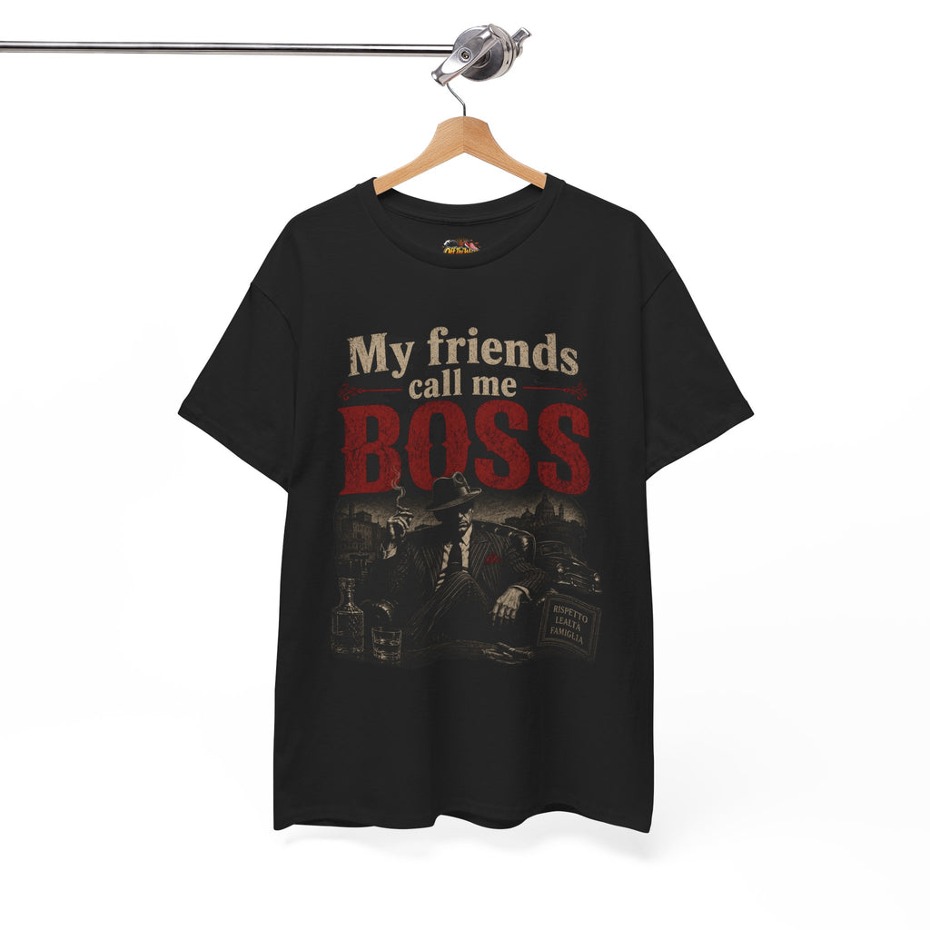 Boss Vintage Tee — "My Friends Call Me Boss" Graphic T-Shirt