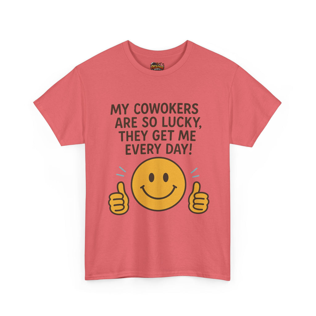 Funny Work Quote Unisex Heavy Cotton Tee, Office Humor Shirt, Coworker Gift, Sarcastic Tee, Work from Home Apparel