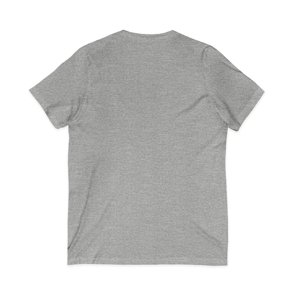 Holiday Spirit V-Neck Tee, Funny Holiday T-Shirt, Christmas V-Neck Shirt, Unisex Graphic Tee, Festive Message Top