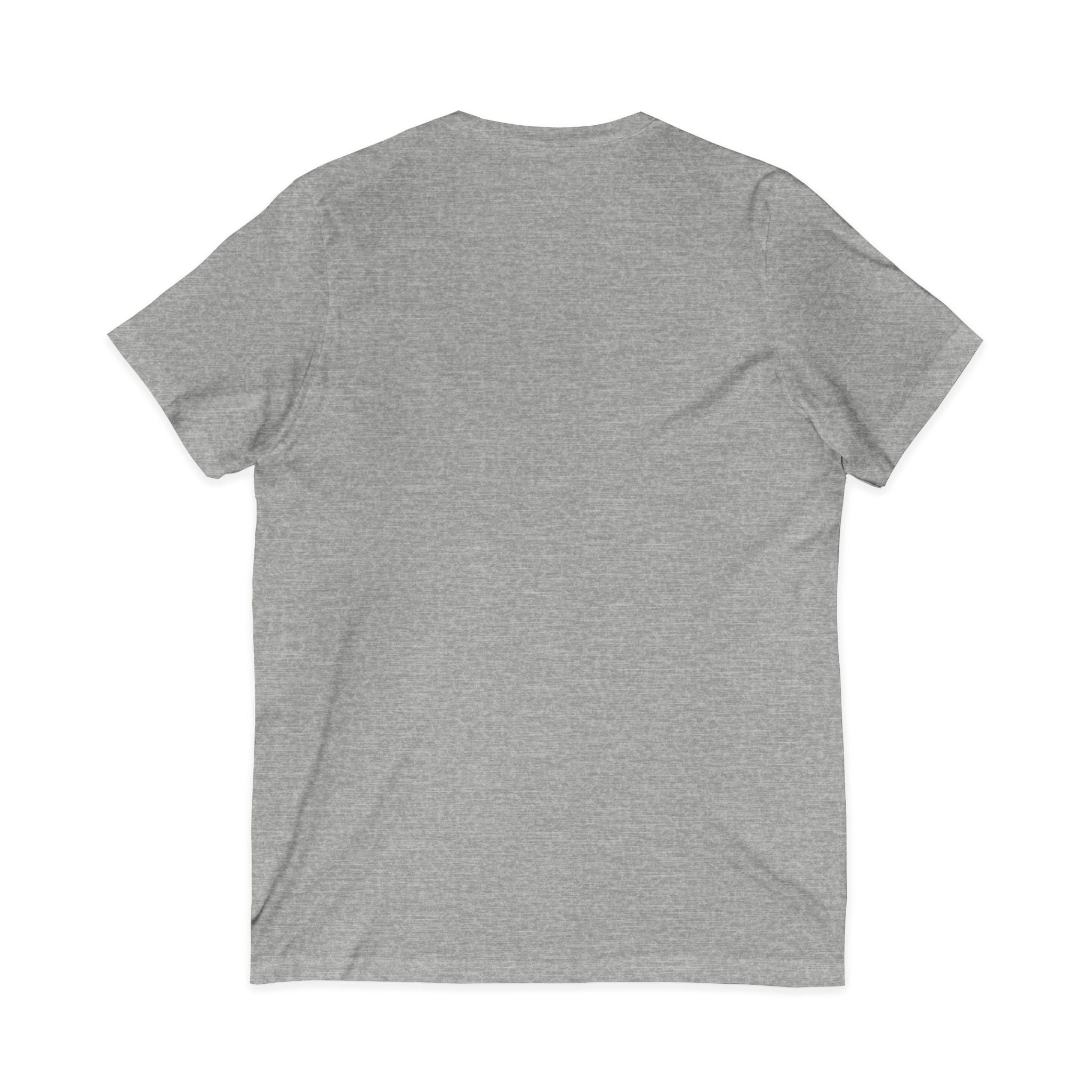 Holiday Spirit V-Neck Tee, Funny Holiday T-Shirt, Christmas V-Neck Shirt, Unisex Graphic Tee, Festive Message Top