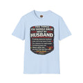 Husband Facts T-Shirt — “Five Things You Should Know About My Husband” Funny Gift Tee