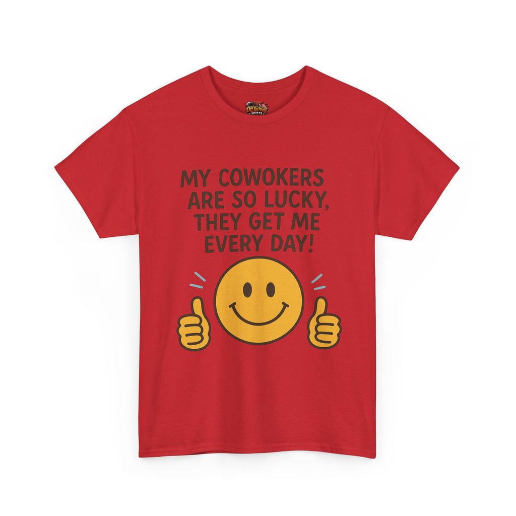 Funny Work Quote Unisex Heavy Cotton Tee, Office Humor Shirt, Coworker Gift, Sarcastic Tee, Work from Home Apparel
