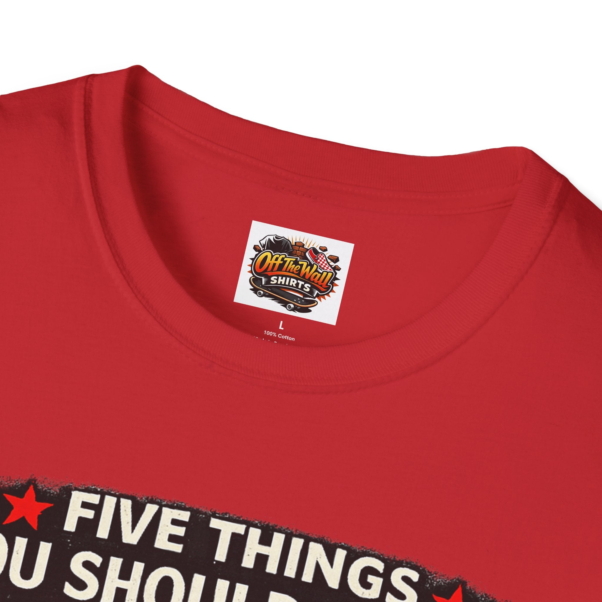 Husband Facts T-Shirt — “Five Things You Should Know About My Husband” Funny Gift Tee