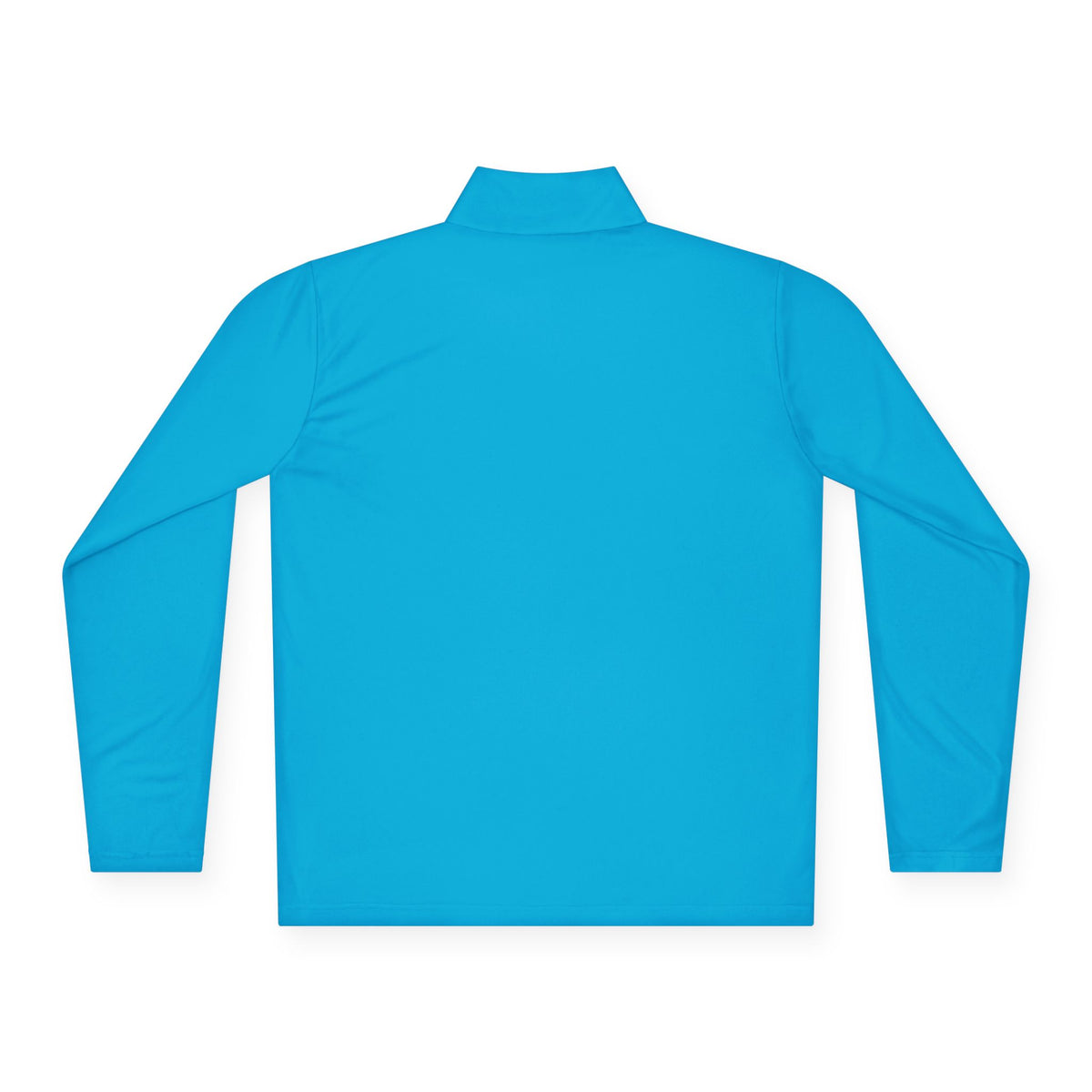 Quarter-Zip Pullover — Small Chest Logo, Nautical Coastal Graphic