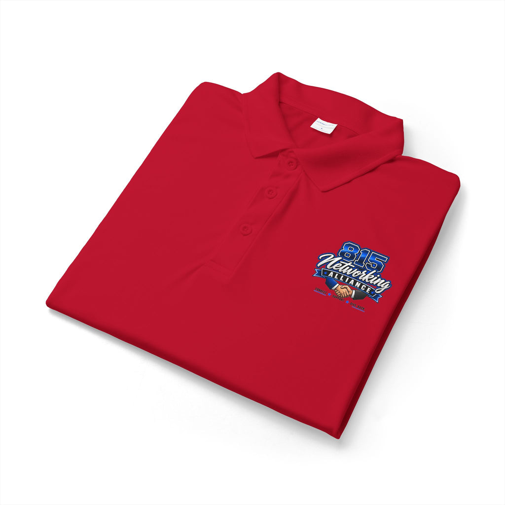 Emmett Wildcats Football Polo — White Performance Sport Shirt