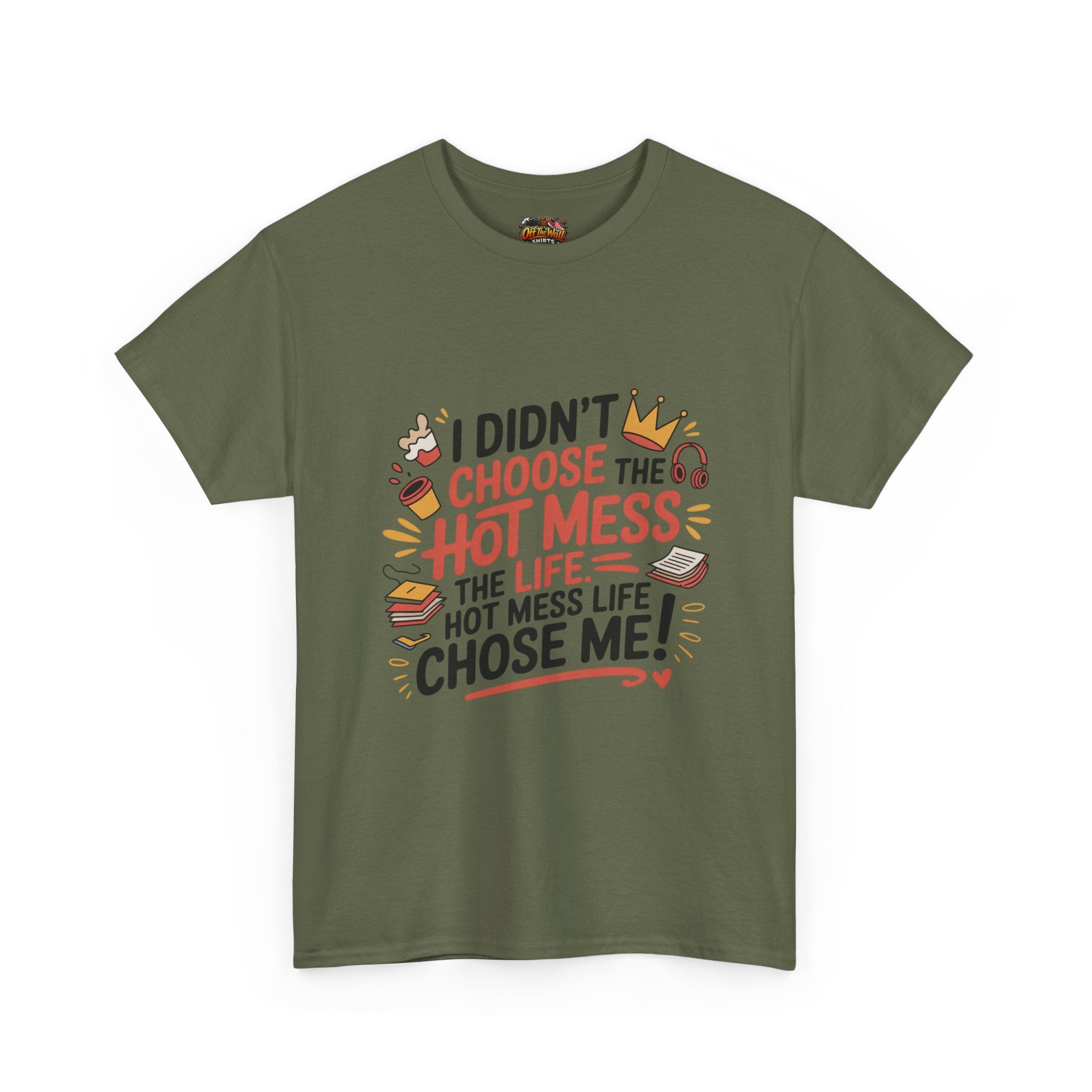 Hot Mess Unisex T-Shirt - Fun Casual Tee, Gift for Friends, Everyday Wear, Funny Quote Shirt, Birthday Gift, Humor Apparel