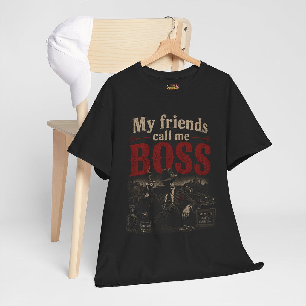 Boss Vintage Tee — "My Friends Call Me Boss" Graphic T-Shirt