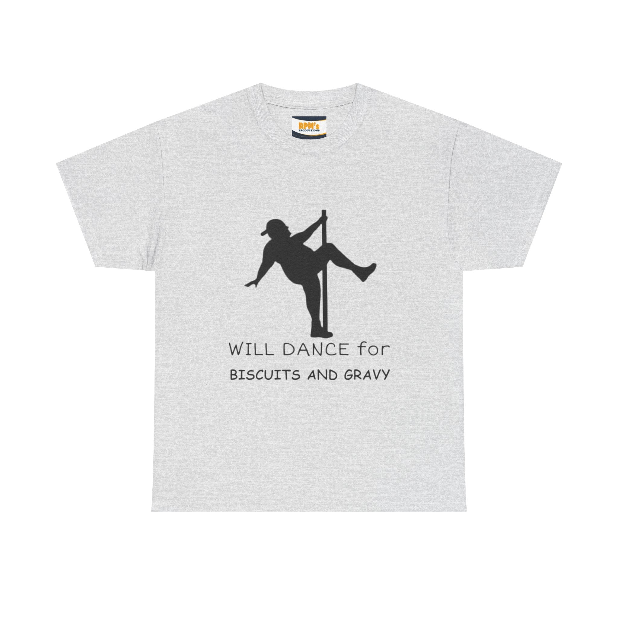Whimsical Dance Tee - Unisex Heavy Cotton Tee, Great for Festivals, Gifts, Dance Events, Casual Wear, or Food Lovers