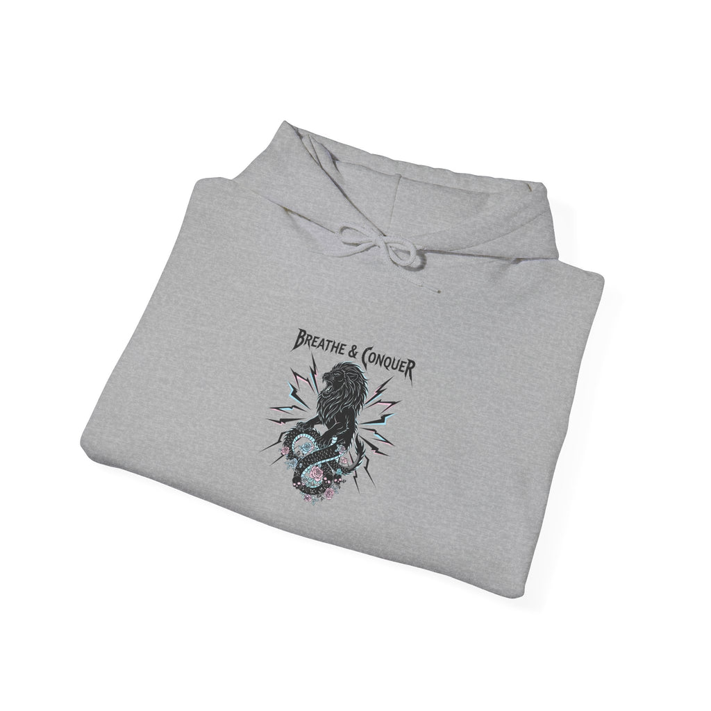 metal font self-care Hoodie | gothic wellness quote, edgy self-care merch