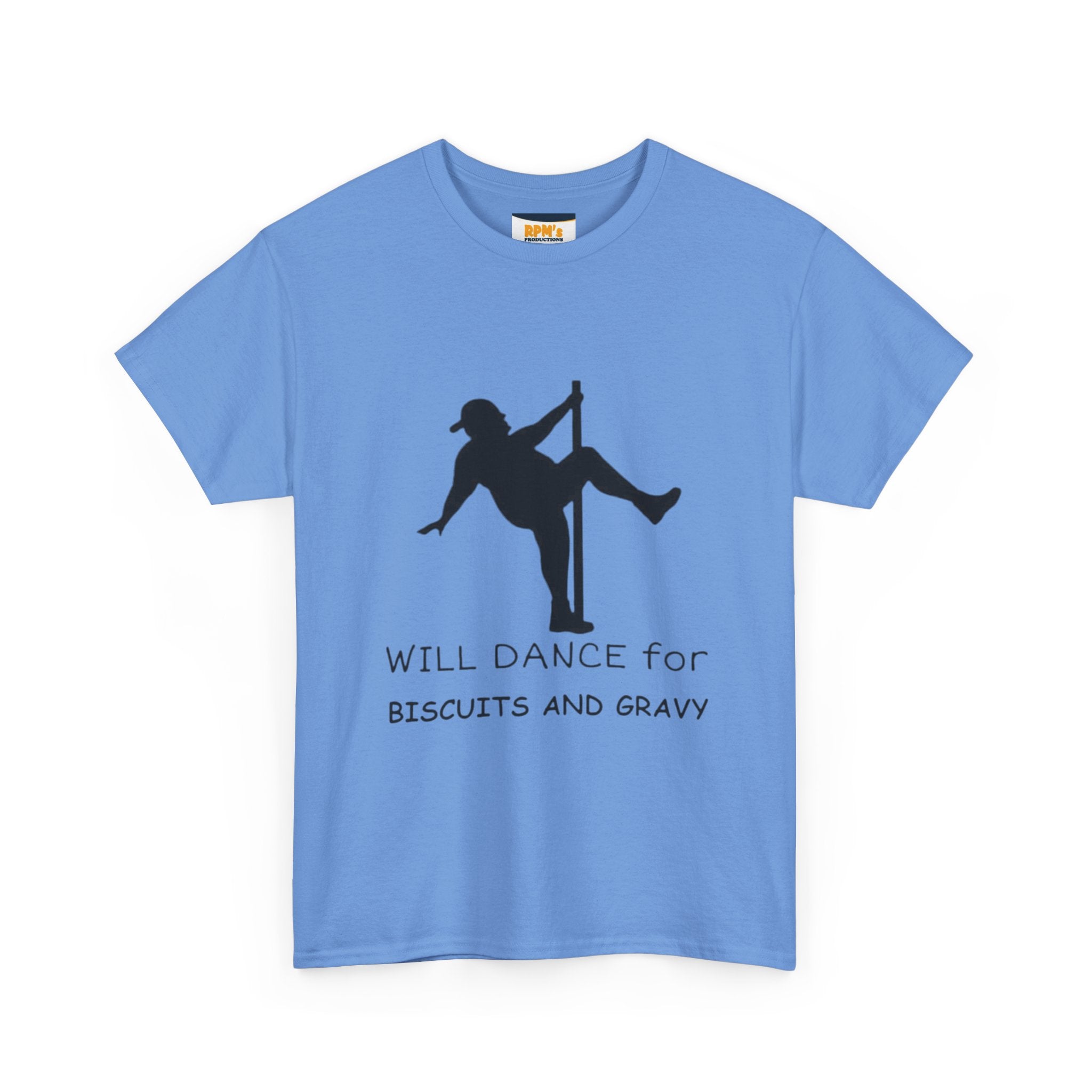 Whimsical Dance Tee - Unisex Heavy Cotton Tee, Great for Festivals, Gifts, Dance Events, Casual Wear, or Food Lovers
