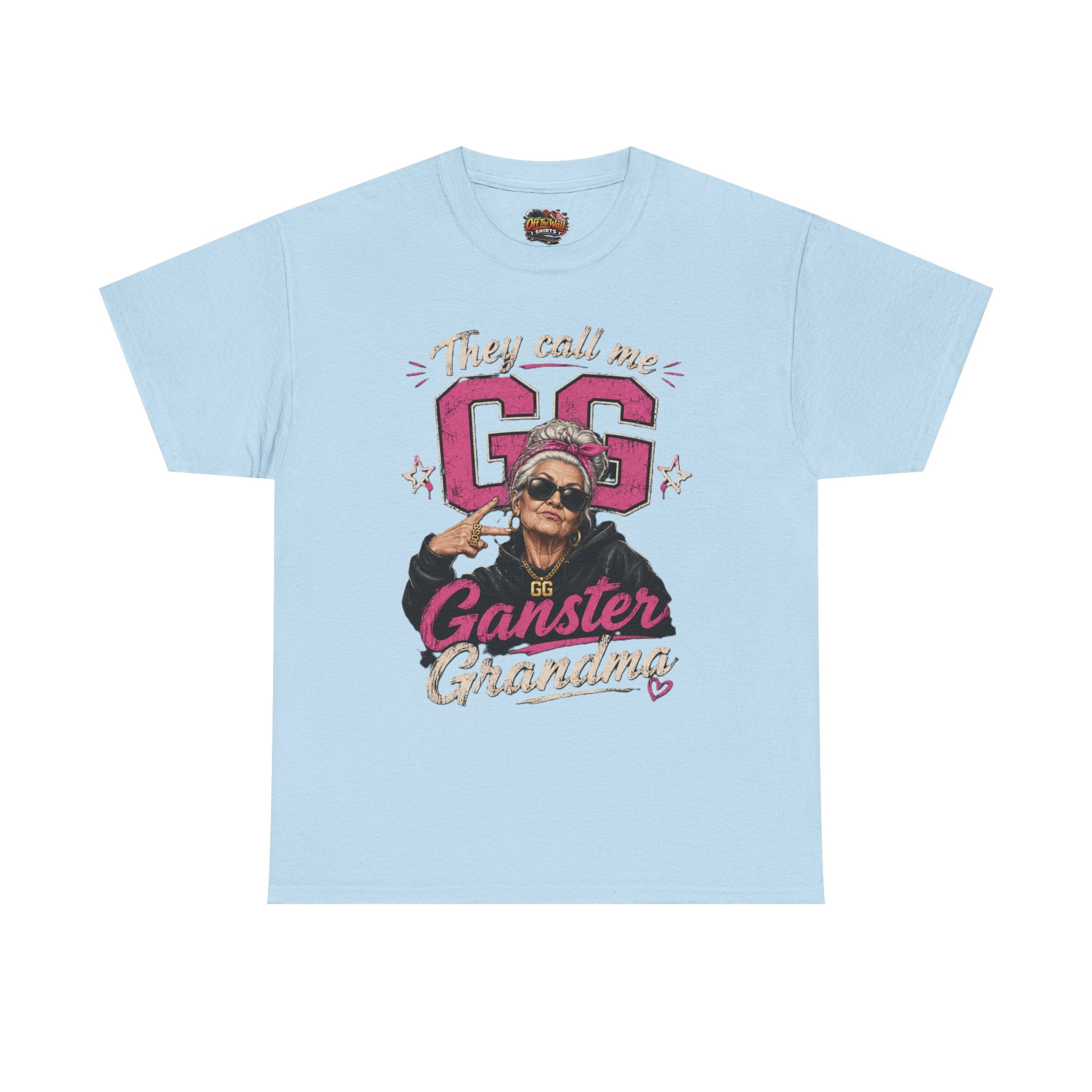 Gangster Grandma Tee — "They Call Me G.G." Funny Grandma Graphic T-Shirt