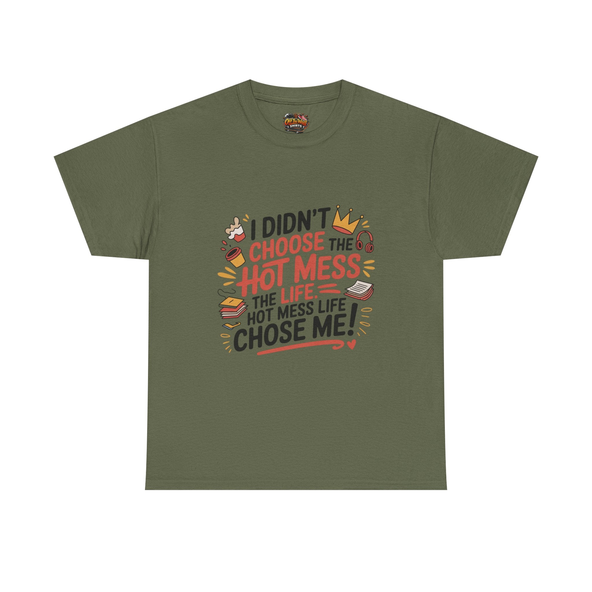 Hot Mess Unisex T-Shirt - Fun Casual Tee, Gift for Friends, Everyday Wear, Funny Quote Shirt, Birthday Gift, Humor Apparel