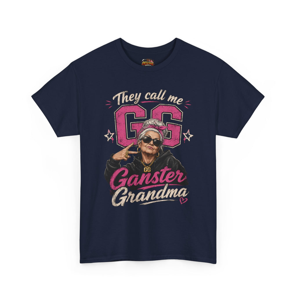 Gangster Grandma Tee — "They Call Me G.G." Funny Grandma Graphic T-Shirt