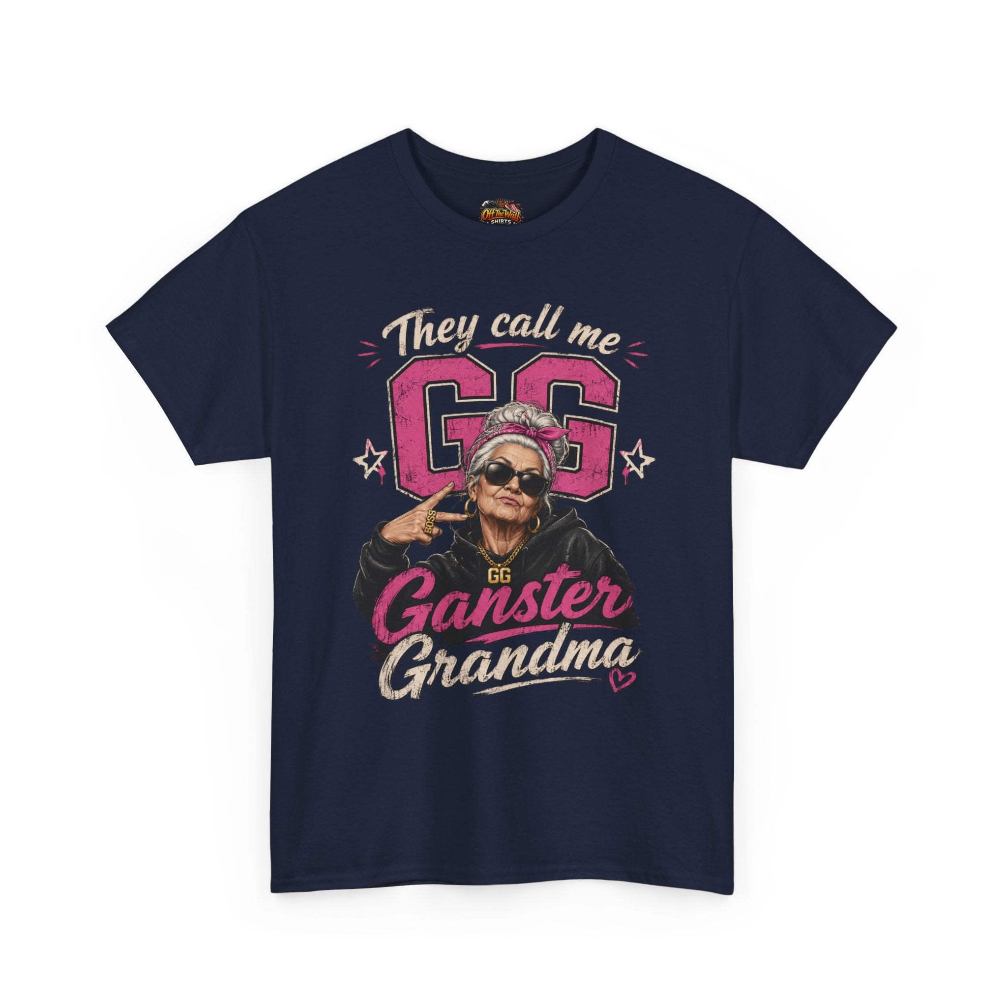 Gangster Grandma Tee — "They Call Me G.G." Funny Grandma Graphic T-Shirt