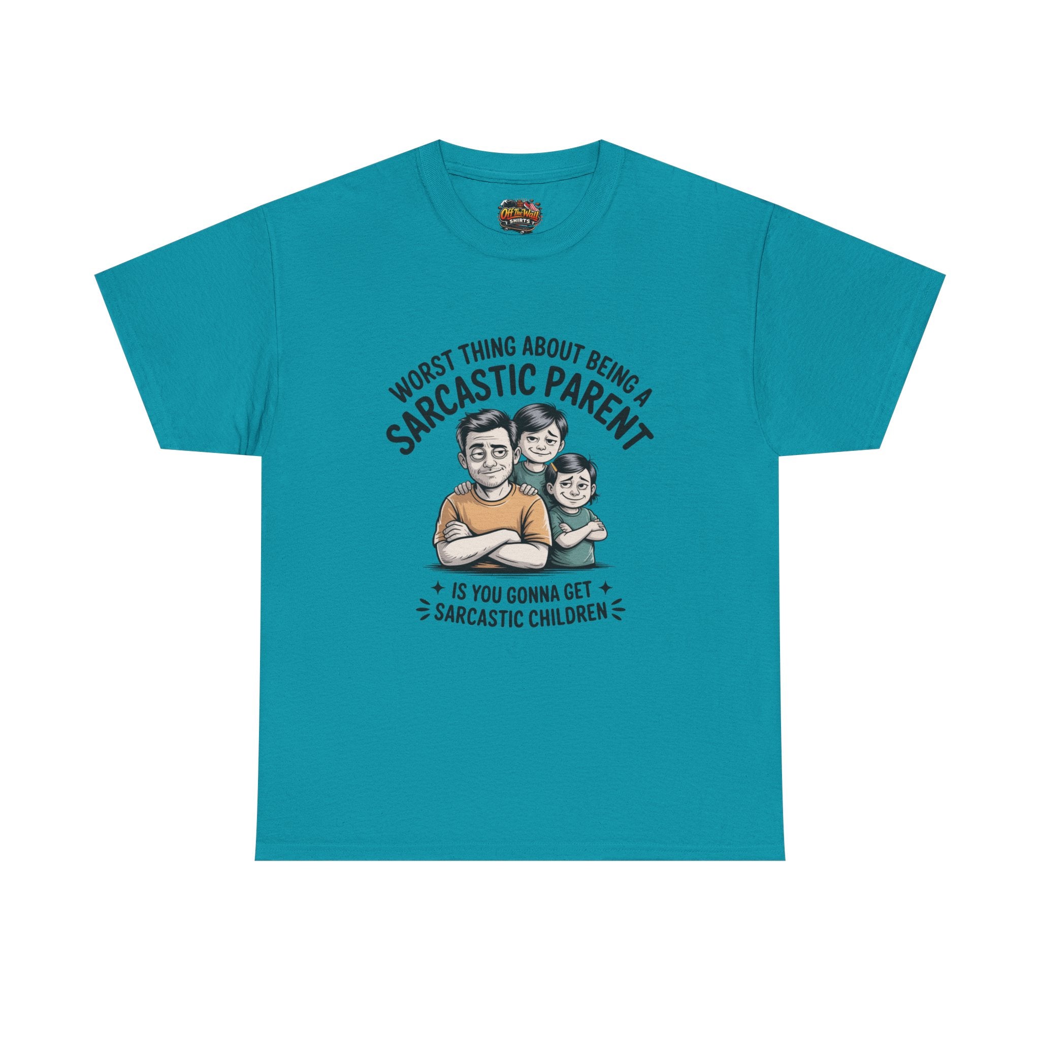 Sarcastic Parent Tee - Funny Unisex Heavy Cotton T-Shirt, Gift for Dad, Mom Humor Shirt, Family Fun Apparel, Casual Wear, Parenting Gift