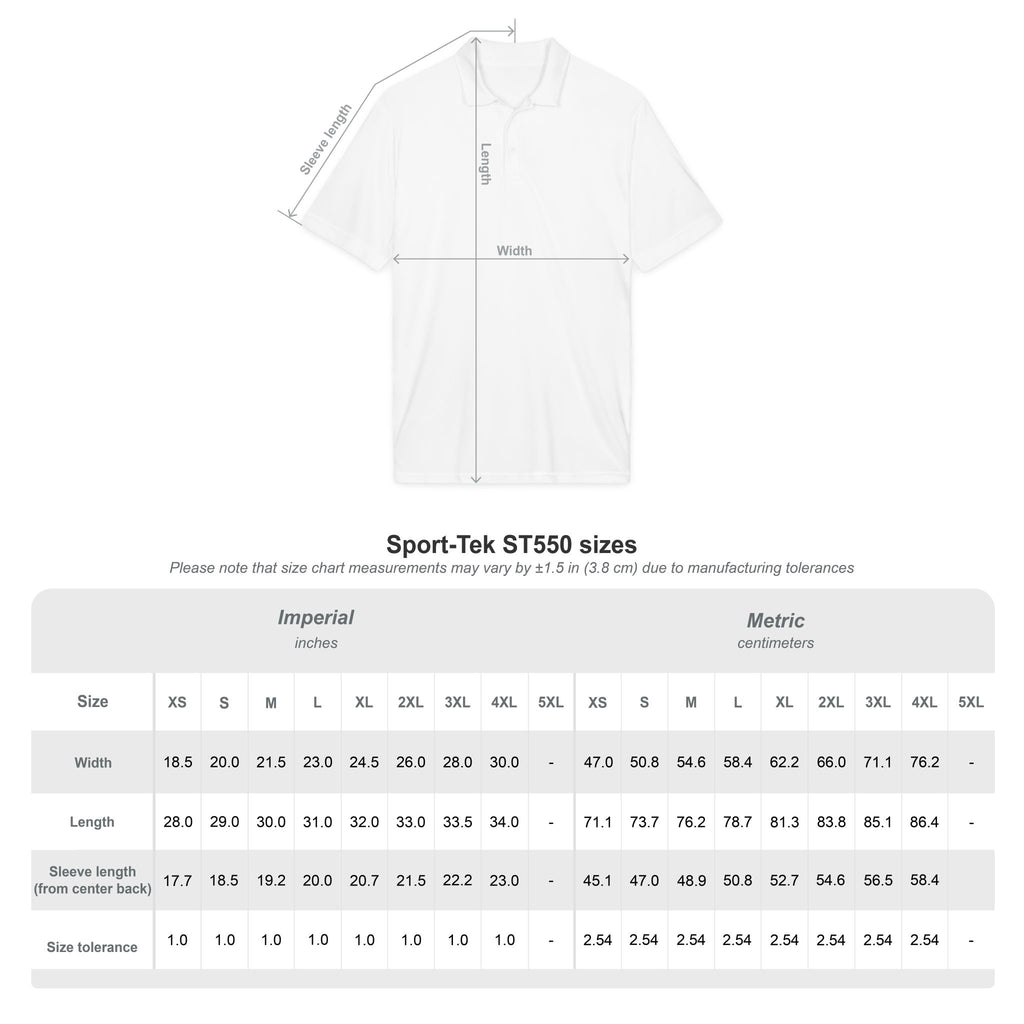 Emmett Wildcats Football Polo — White Performance Sport Shirt