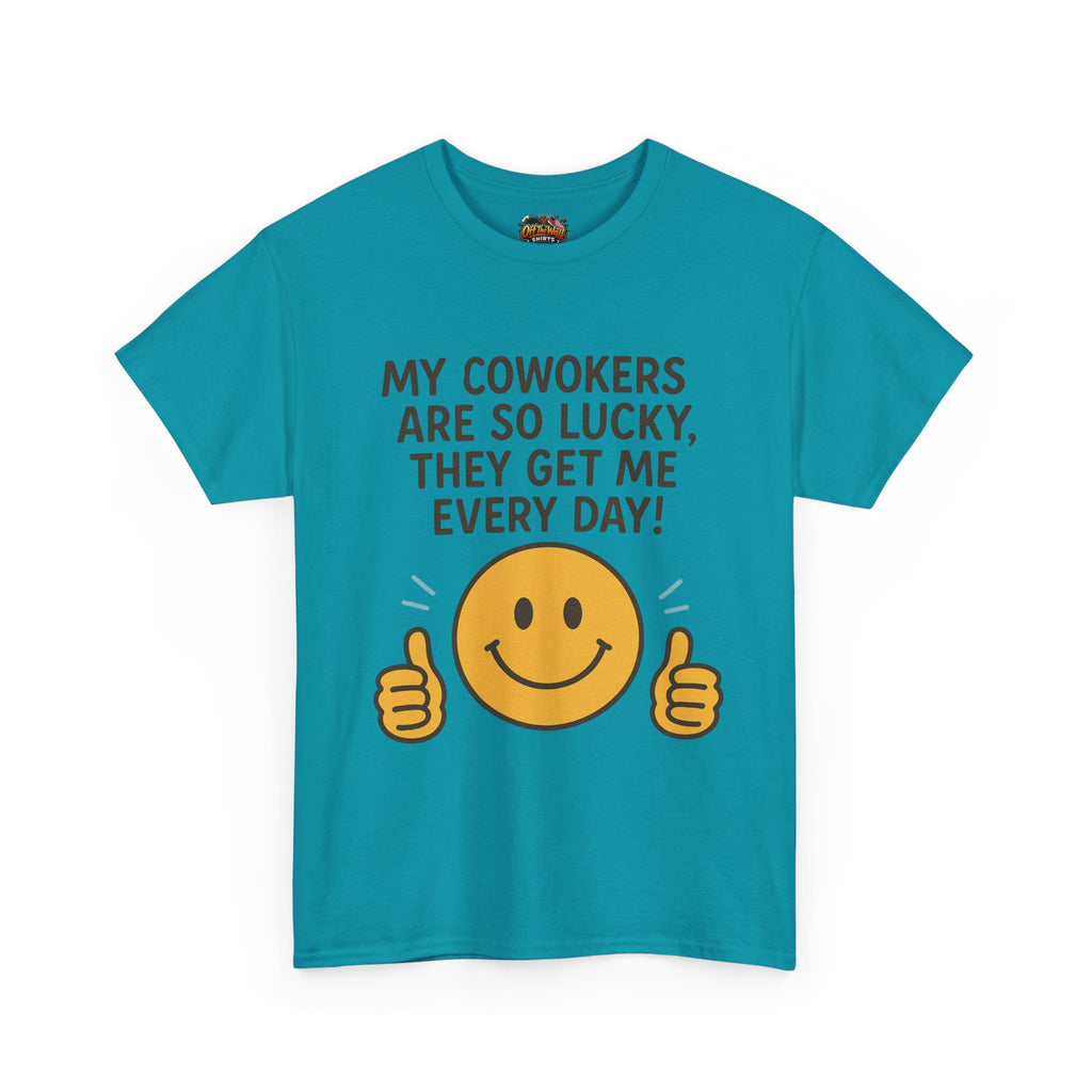 Funny Work Quote Unisex Heavy Cotton Tee, Office Humor Shirt, Coworker Gift, Sarcastic Tee, Work from Home Apparel