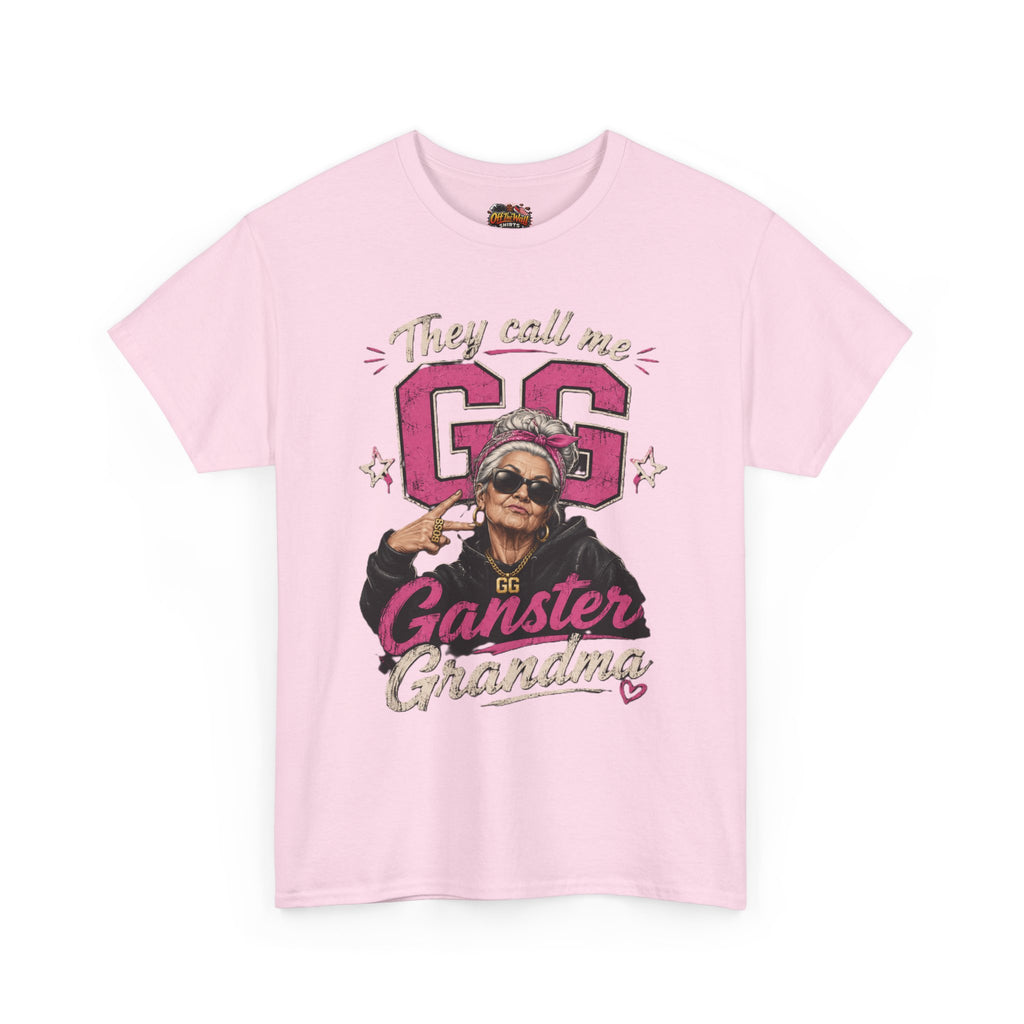 Gangster Grandma Tee — "They Call Me G.G." Funny Grandma Graphic T-Shirt