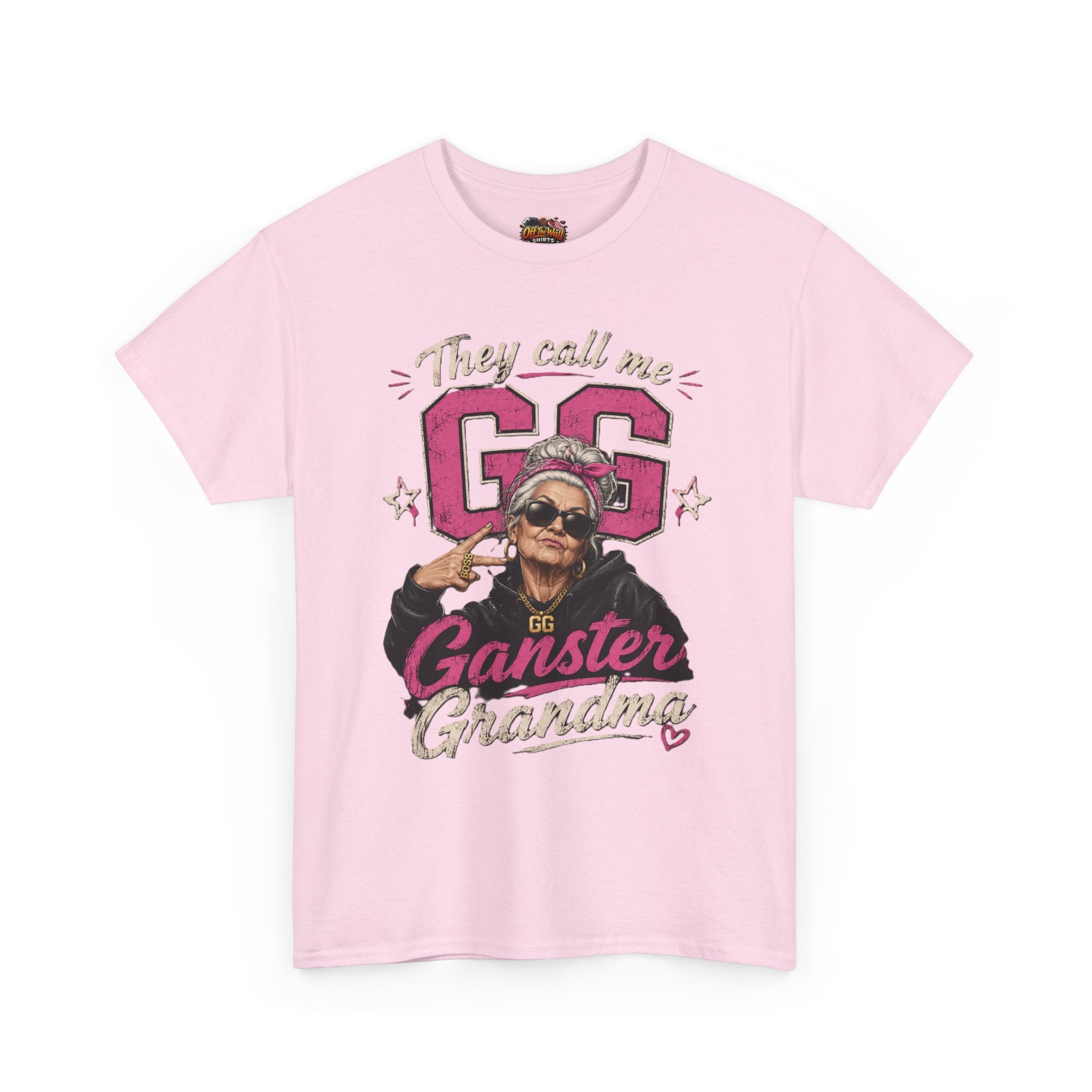 Gangster Grandma Tee — "They Call Me G.G." Funny Grandma Graphic T-Shirt